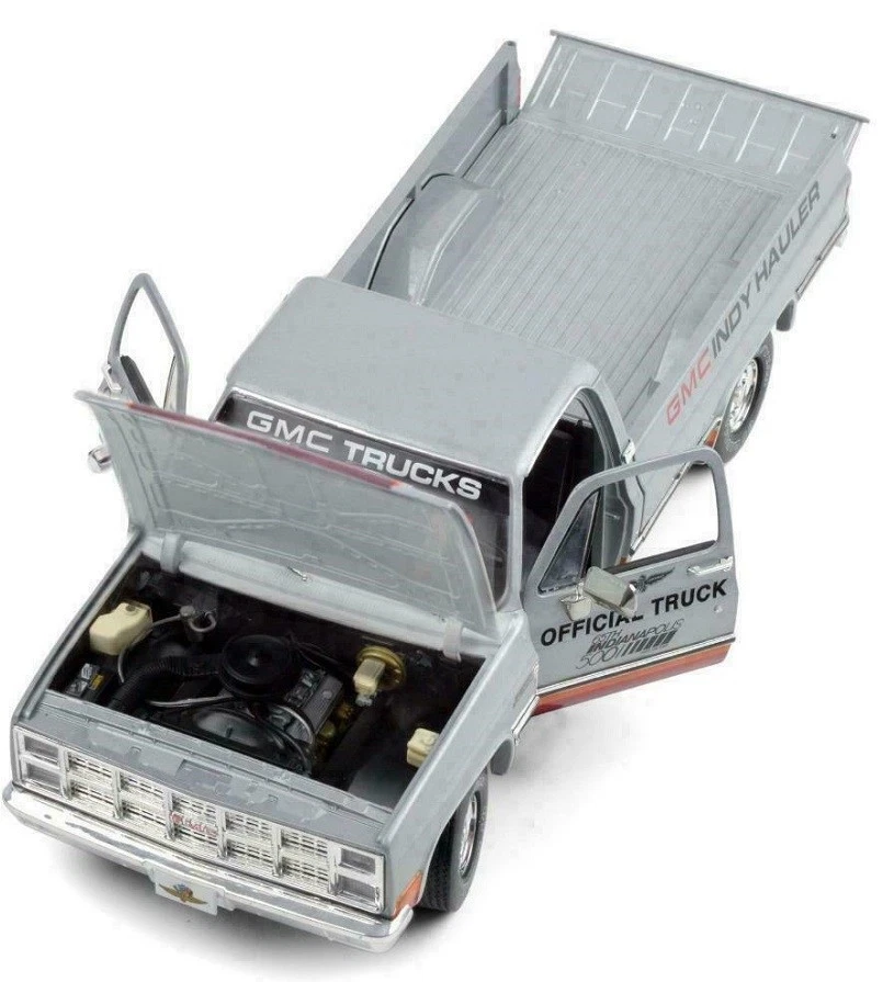 GREENLIGHT - Camioneta GMC Sierra Grande Classic 1500 1981 Indy Hauler gris 6... - Imagen 3 de 4