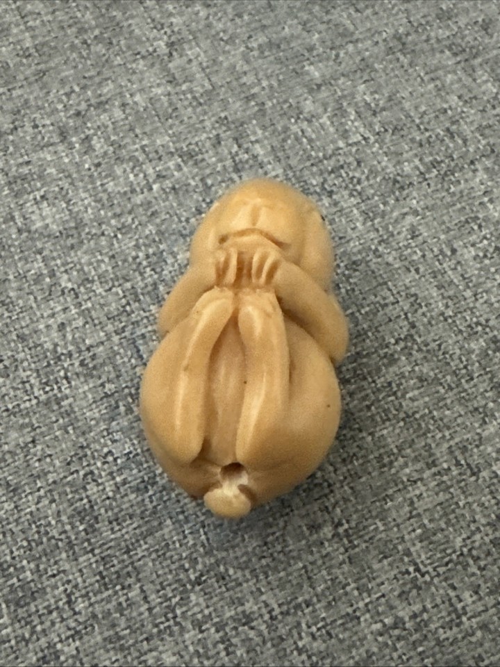 Japanese Tagua Nut Wood Netsuke Rabbit Hand Carved | eBay