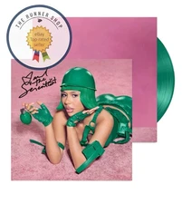 Mariah The Scientist HEARTS SOLD SEPARATELY GREEN SIGNED ART CART VINYL IN HAND✅