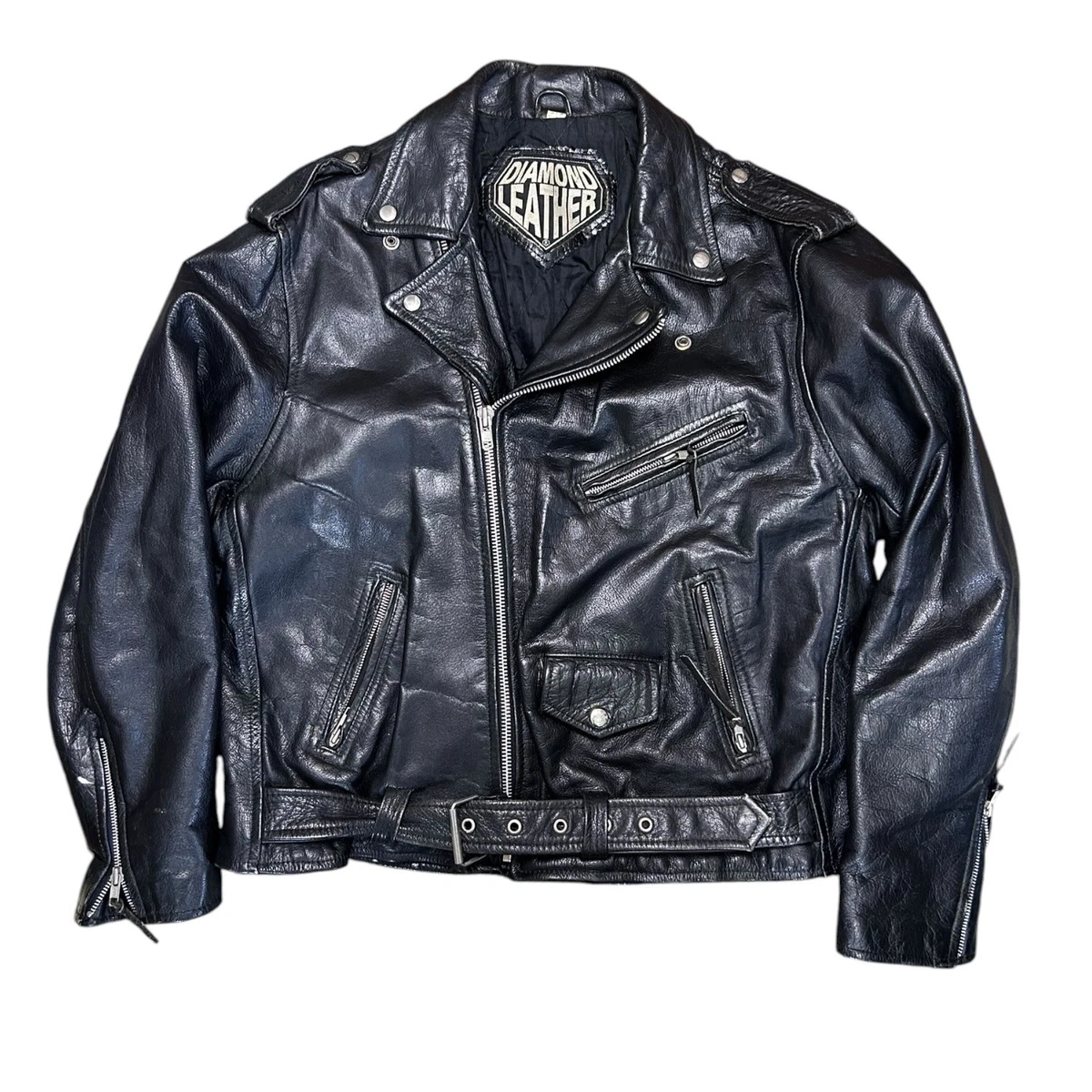 Diamond Leather Outer Shell Jackets for Men for Sale | Shop New