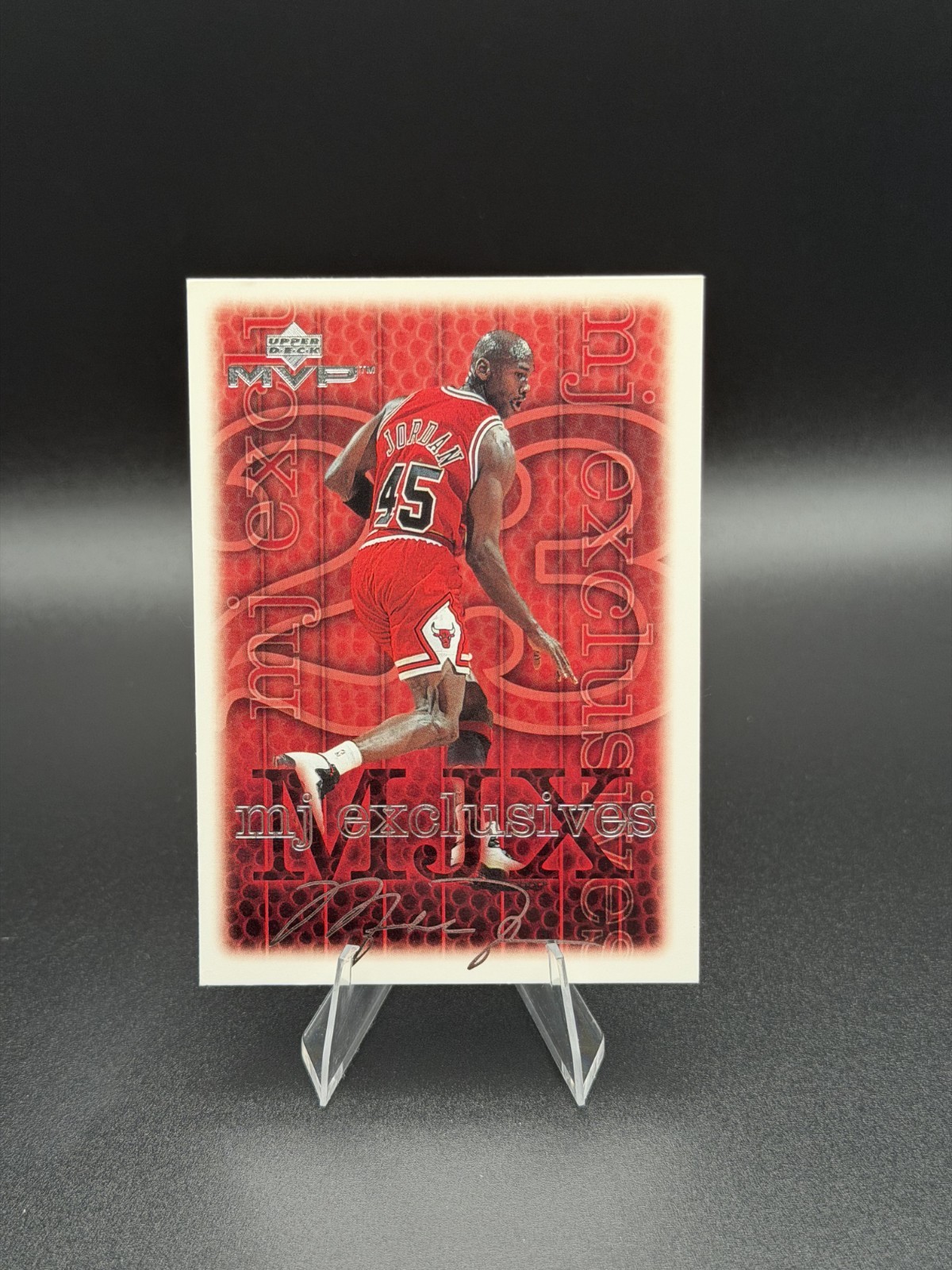 1999 Upper Deck MVP MJ Exclusives Silver Script Michael Jordan #185 HOF