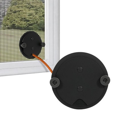 Window Screen Pass Through Attachment - Bring Inside Power Outside, for Black