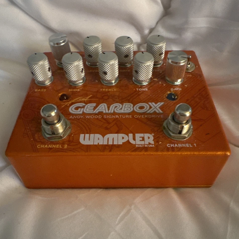 Pedal Overdrive Wampler Gearbox Andy Wood Signature Foto 2 de 4