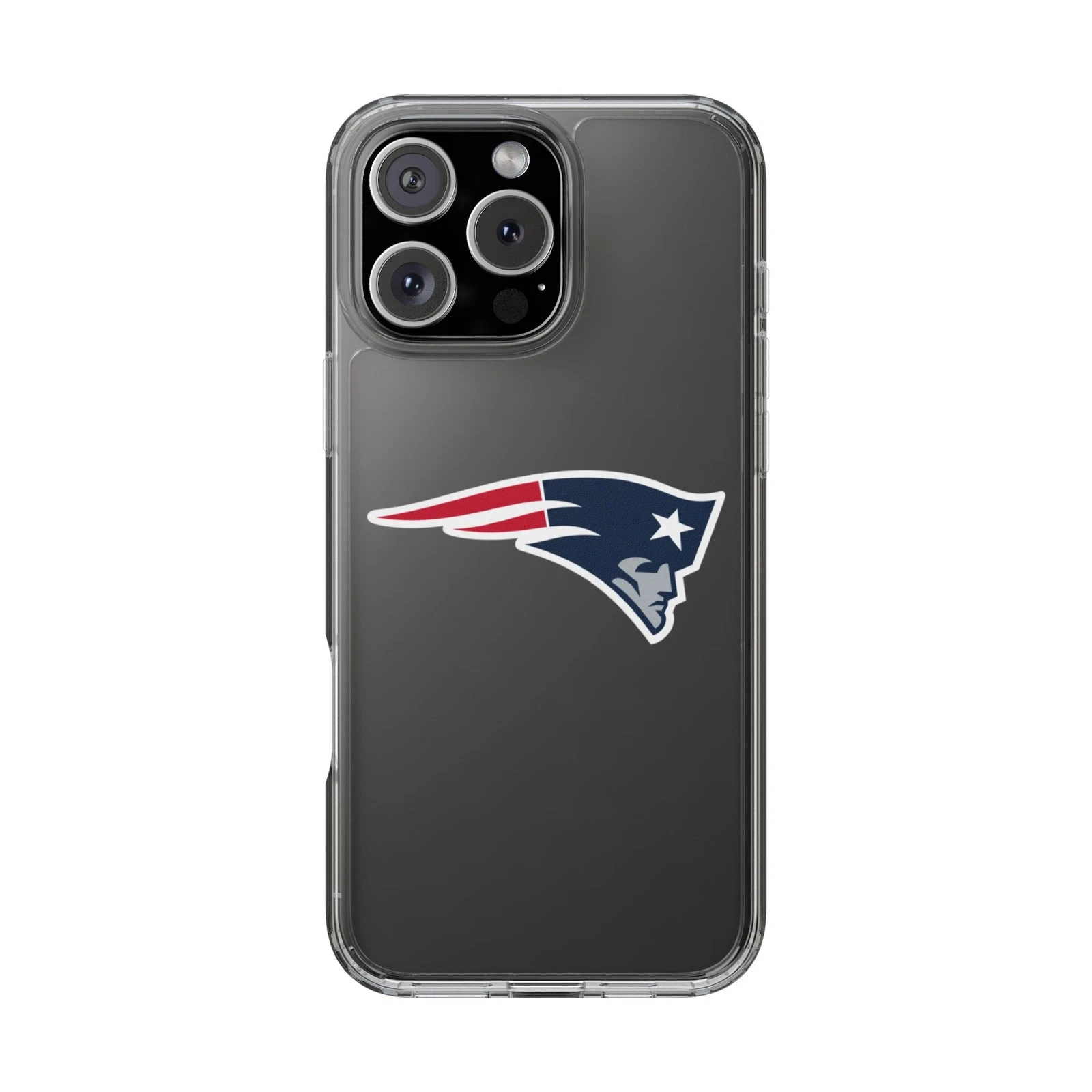 New England Patriots Clear Phone Case for iPhone