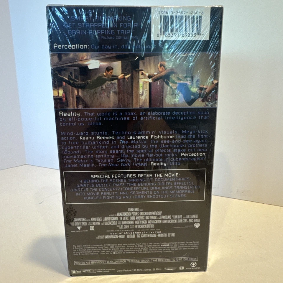 The Matrix (VHS, 1999, Collectors Edition) new sealed - Image 2 of 4