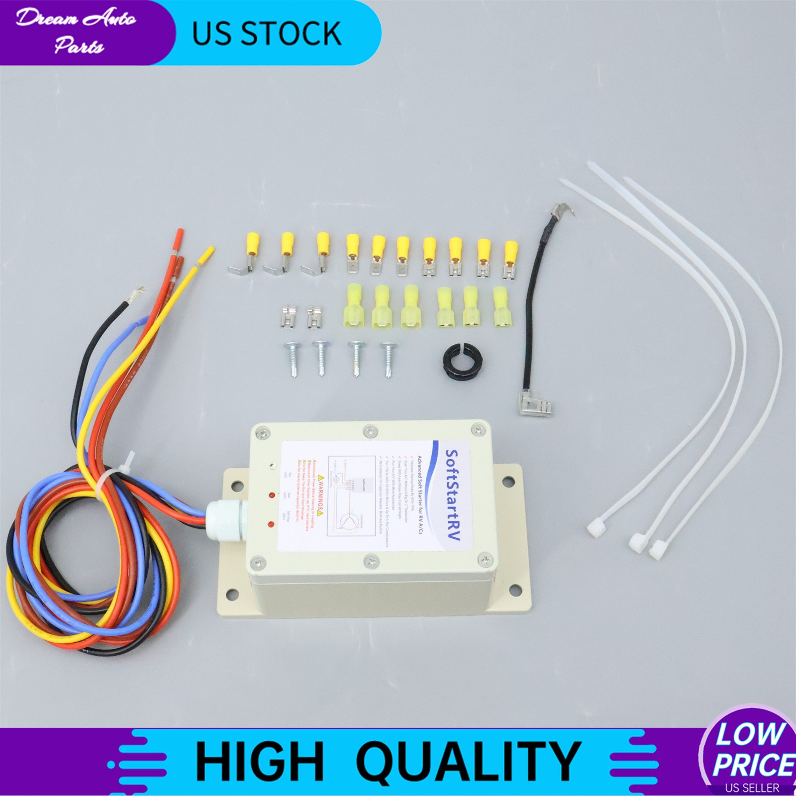 NEW Soft Start Kit Air Conditioner Setup RV A/C Starter Fits SSRV3T 110 Volts