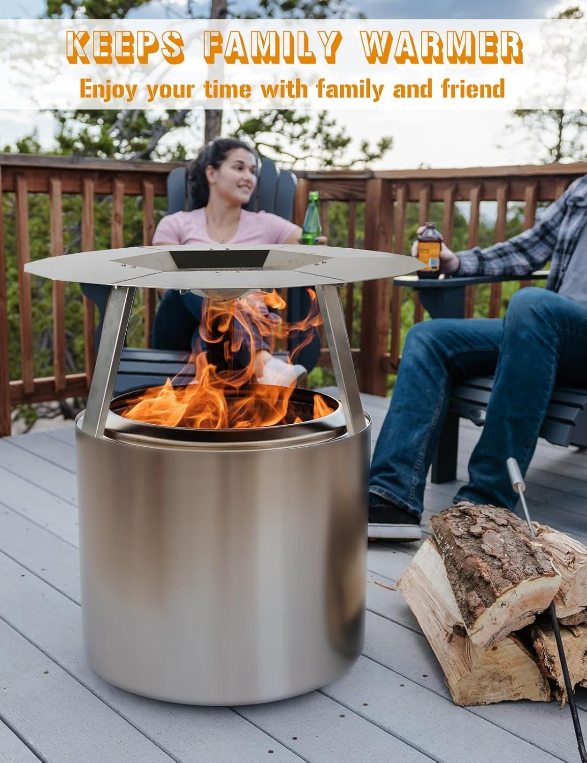 Heat Deflector for Solo Stove Bonfire, 19.5" Heat Deflector for Solo Stove Fire