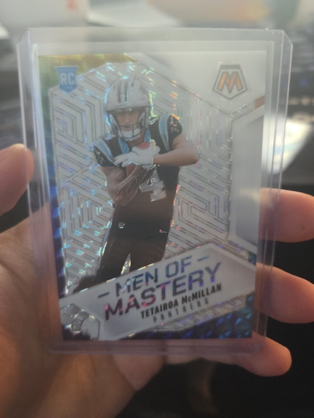 2025 Panini Mosaic Men Of Mastery White Tetairoa McMillan 22/25