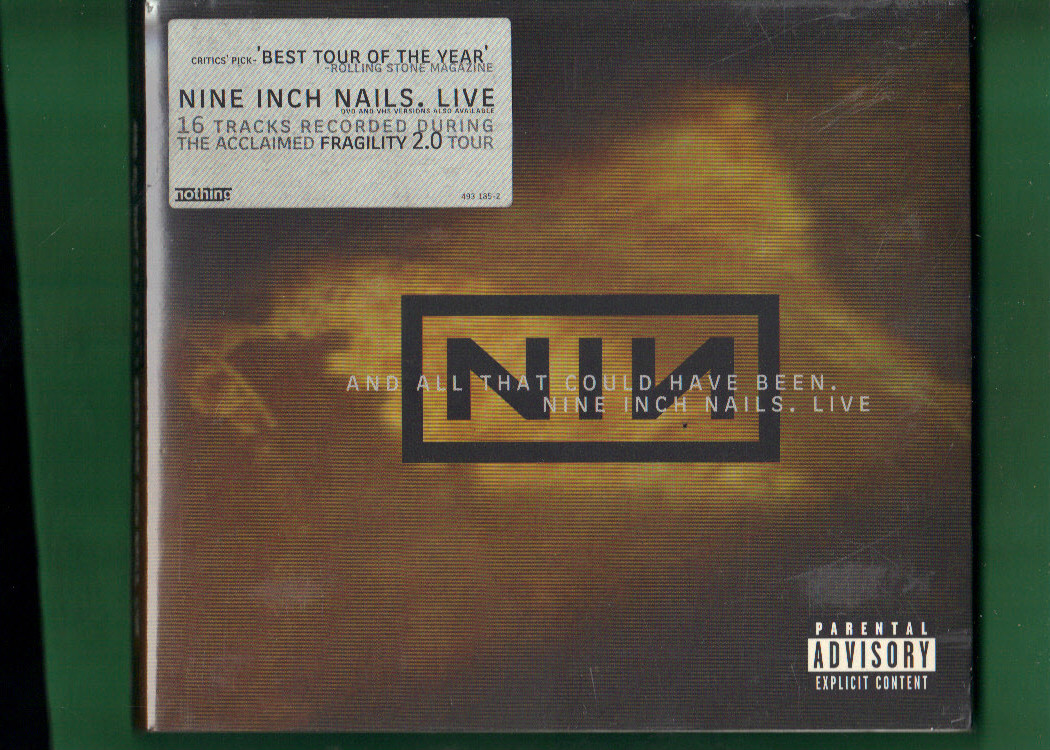NINE INCH NAILS - AND ALL THAT COULD HAVE BEEN LIVE CD DIGIPACK NUOVO SIGILLATO