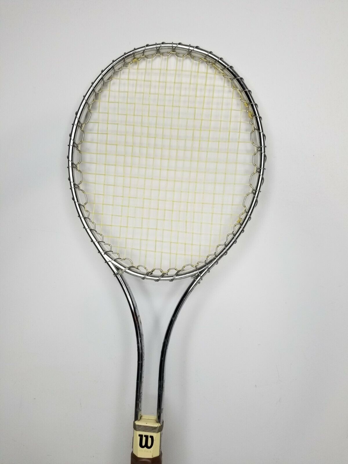 Wilson T2000 Tennis Racquet and Cover 4 5/8 Medium Vintage USA Metal Rare cover - Picture 7 of 12