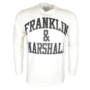 Franklin & Marshall Mens White Round Neck Logo T-Shirt Franklin & Marshall Mens White Round Neck Logo T-Shirt