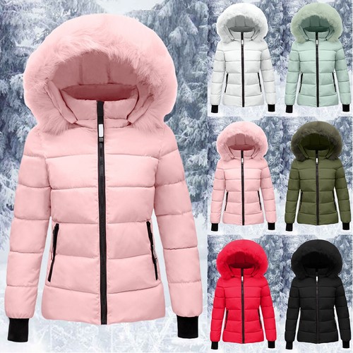 Women's Winter Warm Hooded Coat Quilted Thicken Puffer Jacket Outwear Parka