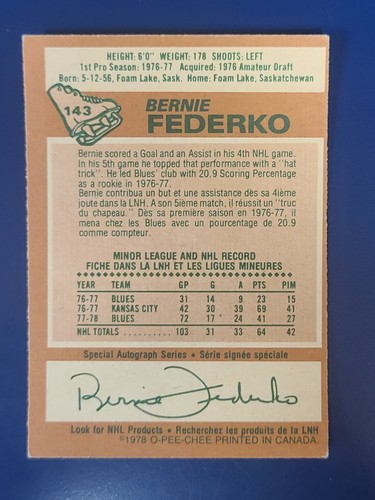 Tarjetas de hockey O-Pee-Chee OPC 1978-79 completa tu conjunto que elijas #131 - 260 - Imagen 25 de 229