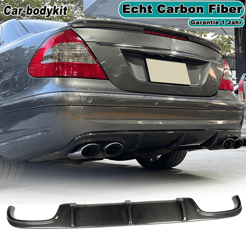 Carbon Heckdiffusor Heckschürze Stoßstange für Mercedes E-Klasse W211 E55  - Bild 1 von 16