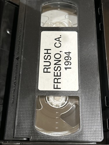 RUSH VHS Video LIVE Feb 8 1994 Fresno California Concert Fan Club Exclusive Rare - Bild 6 von 6