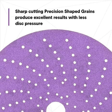 3M Cubitron II 31370 737U 6 Inch Abrasive Sanding Discs, 40+ Grit, 25 discs - Picture 3 of 5