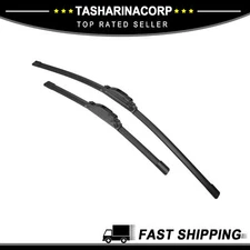 Piece of 2 Front Silicone Wiper Blades fit for Toyota RAV4 2013-2023 J / U Hook