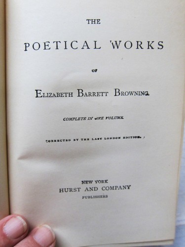 The Poetical Works of Mrs. Browning (Avon Edition), ca 1907, Hurst - 1st ed. - Picture 7 of 11