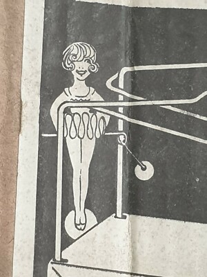 Jouet Mécanique Ancien Sic Pirouett - Danseuse Sur Boîte En Tôle - Celluloïd