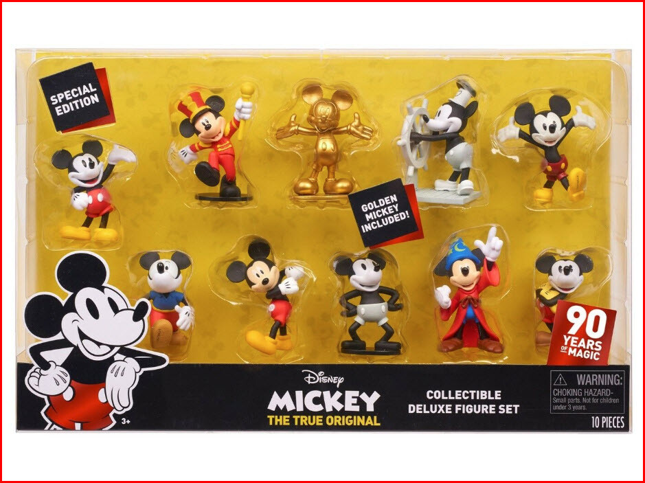 レア品】Disney*Mickey*UNLIMITED Disney Mickey Mouse GOLDEN 90th Anniversary 10 Deluxe Figure