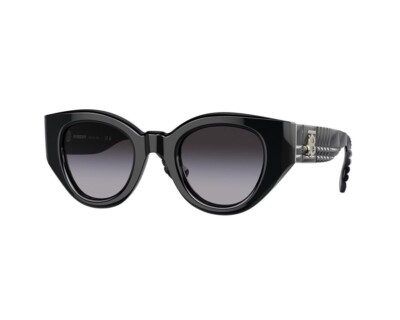 Burberry Sunglasses BE4390 30018G 47 Meadow Black grey Woman  display picture 2