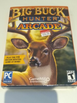 BIG BUCK HUNTER ARCADE, PC DVD-ROM GAME NEW SEALED!! FREE SHIPPING