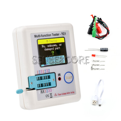 LCR TC1 Transistor Tester TFT Diode Triode Capacity LCR ESR NPN PNP MOSFET-