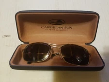 GENUINE CARIBBEAN SUN CS056M SUNGLASSES CHROME FRAME ONLY LENS MUST BE REPLACED
