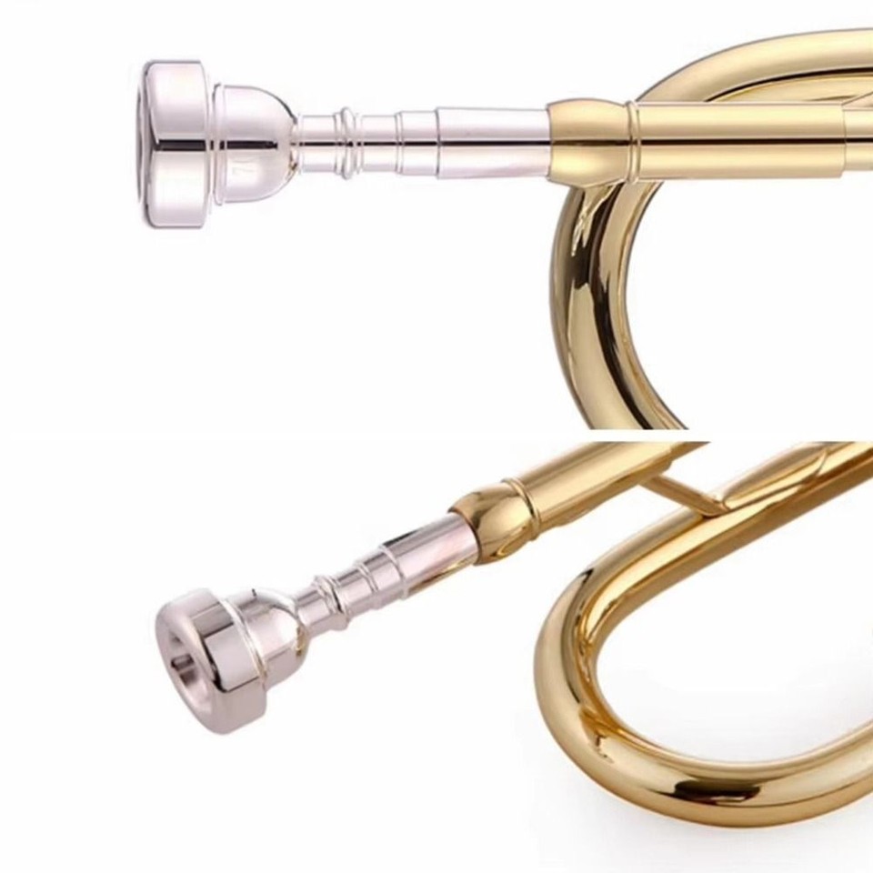 Universal Trumpet Mouthpiece Gold/Silver Professional Practice Device