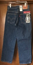 Boys Levi  s 550 Sz 12 Reg Relaxed Straight Jeans / 26W/26.5L / New With Tags