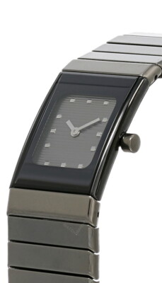 稼働 RADO DIASTAR 腕時計 レディース グレー 新品電池 2669 Rado Diastar Gray Dial Ceramic Bracelet Women's Watch 963.0480.3