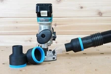 2 1/2" Shop Vac Hose Adapter for Makita Plunge Router