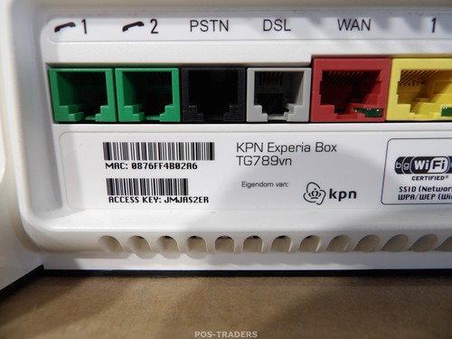 KPN Experia Box TG789vn Wireless Modem Router 4-Ports LAN USB - EXCL PSU - Afbeelding 7 van 8