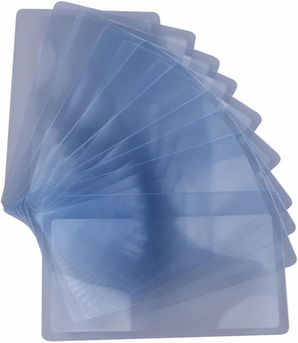 Lot of 12 Credit Card Sized Magnifying Lenses. Wholesale Lot - 300% Fresnel Magn - Picture 8 of 12