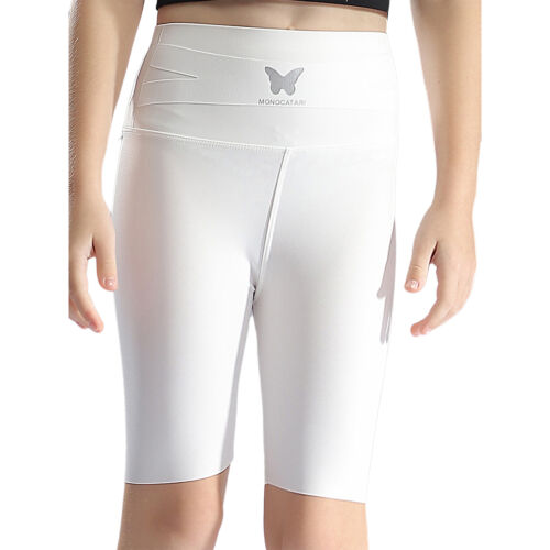 Kids Girls Shorts Compression Leggings Dance Workout Cycling Safety High Waist - Picture 17 of 59