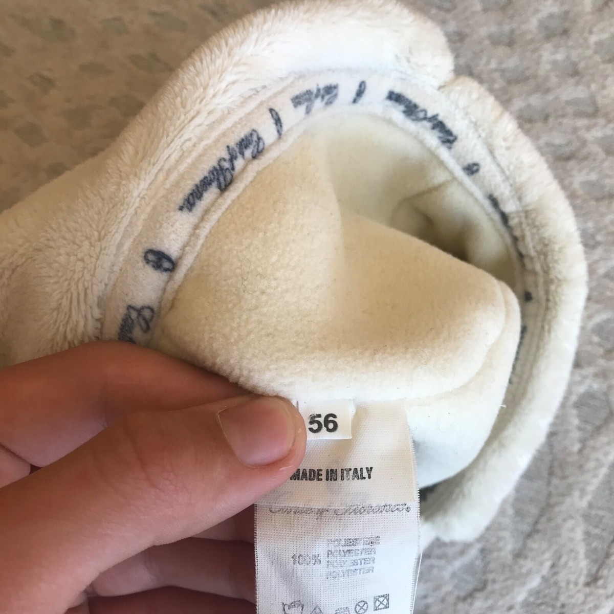 Vintage Conte of Florence Sheepskin Winter Hat with Cream Trim Med for Women Shearling Vintage Hats for Women for sale | eBay main image 3