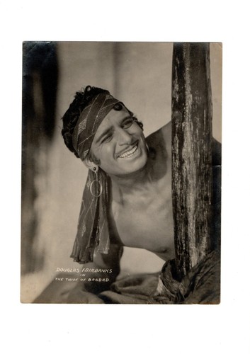 Douglas Fairbanks Mary Pickford Thief Bagdad photos + Studio envelope stamped - Picture 2 of 7