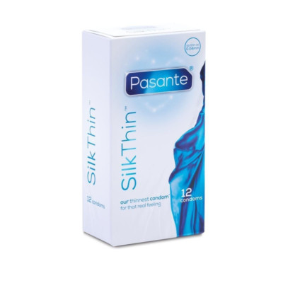 12 Pasante Silk Thin dünne Kondome ultradünne gefühlsechte Präservative