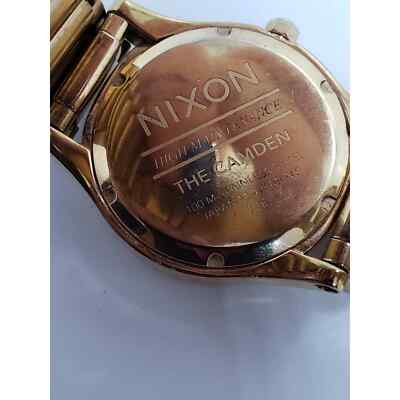Nixon THE CAMDEN 腕時計 Men's Nixon watch. The Camden. Rose gold face and band
