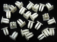 For Nissan Nylon Nuts- Fit 14 Square Hole- 8 Or 10 Screw- 25 Nuts- 089