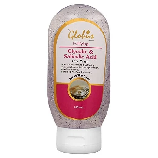 Globus glycolic and salicylic on sale acid face wash