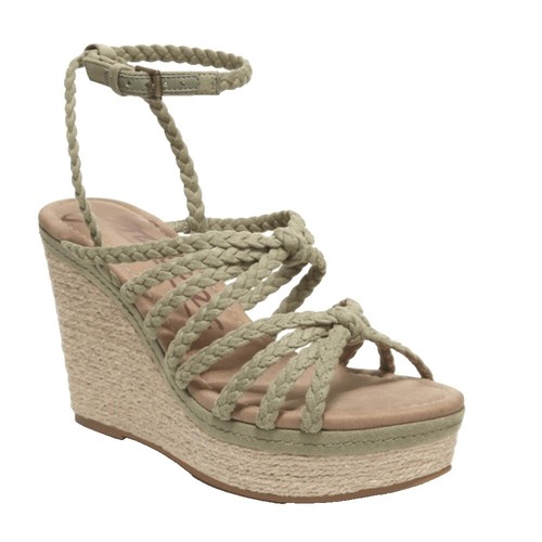 Naot Verbena Leather Ankle Strap Open Toe Comfort Wedge Sandals Tan Brown EU 40 Naot Womens Verbena Leather Ankle Strap Wedge Open Toe Sz 37  main image 2