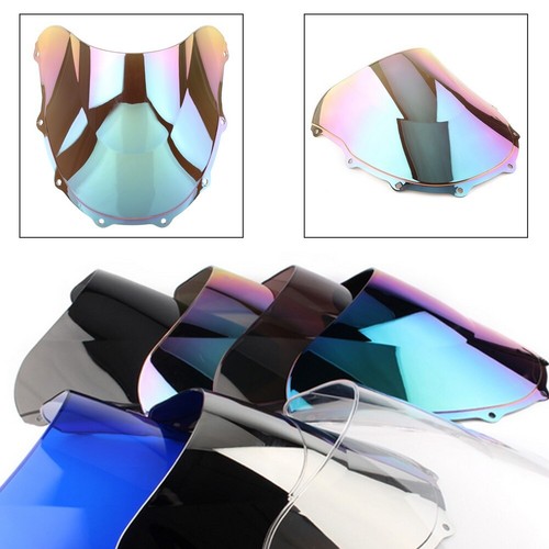 Motocycle Front Windscreen Windshield fit Kawasaki Ninja ZX7R 1996-2003 97 98 - Foto 13 di 13