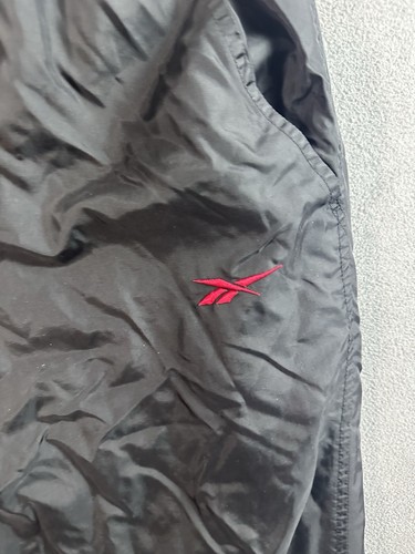 Vtg Reebok Track Pants Men XL Lined Baggy Y2K Athleisure Sweatpants Wind Resist - Picture 2 of 5