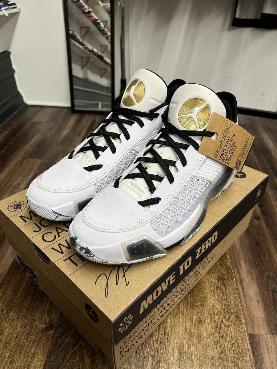 AIR JORDAN38 ジョーダン38 Jordan 38 Low White Metallic Gold Black Men's - FD2326-107