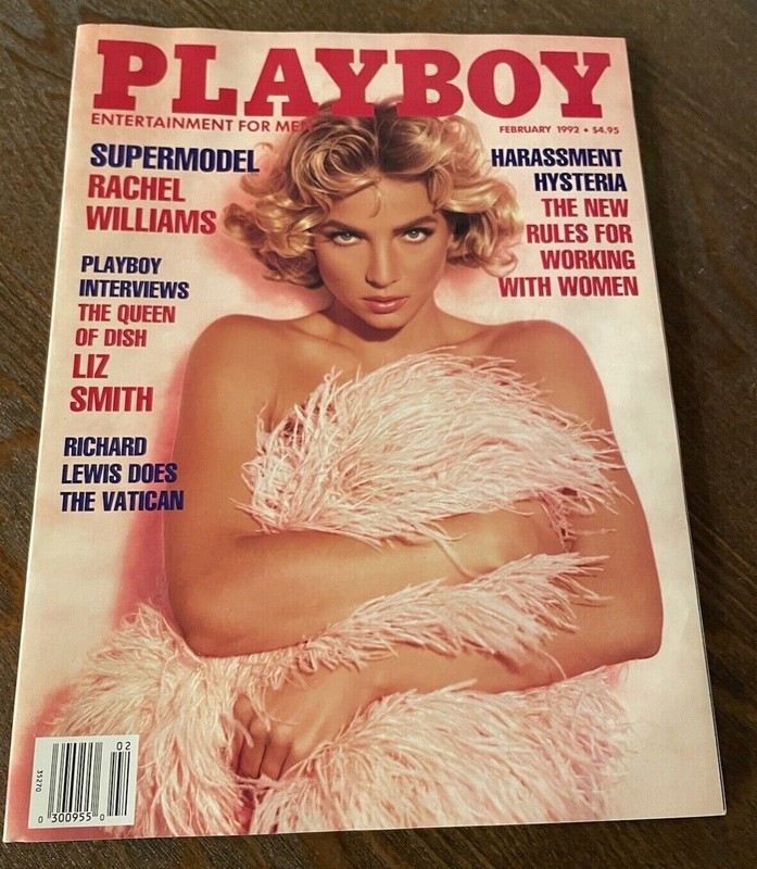 Playboy Magazine Feb 1992 - Rachel Williams - Liz Smith