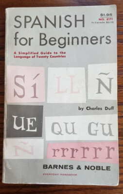Spanish for Beginners by Charles Duff (1962) Paperback