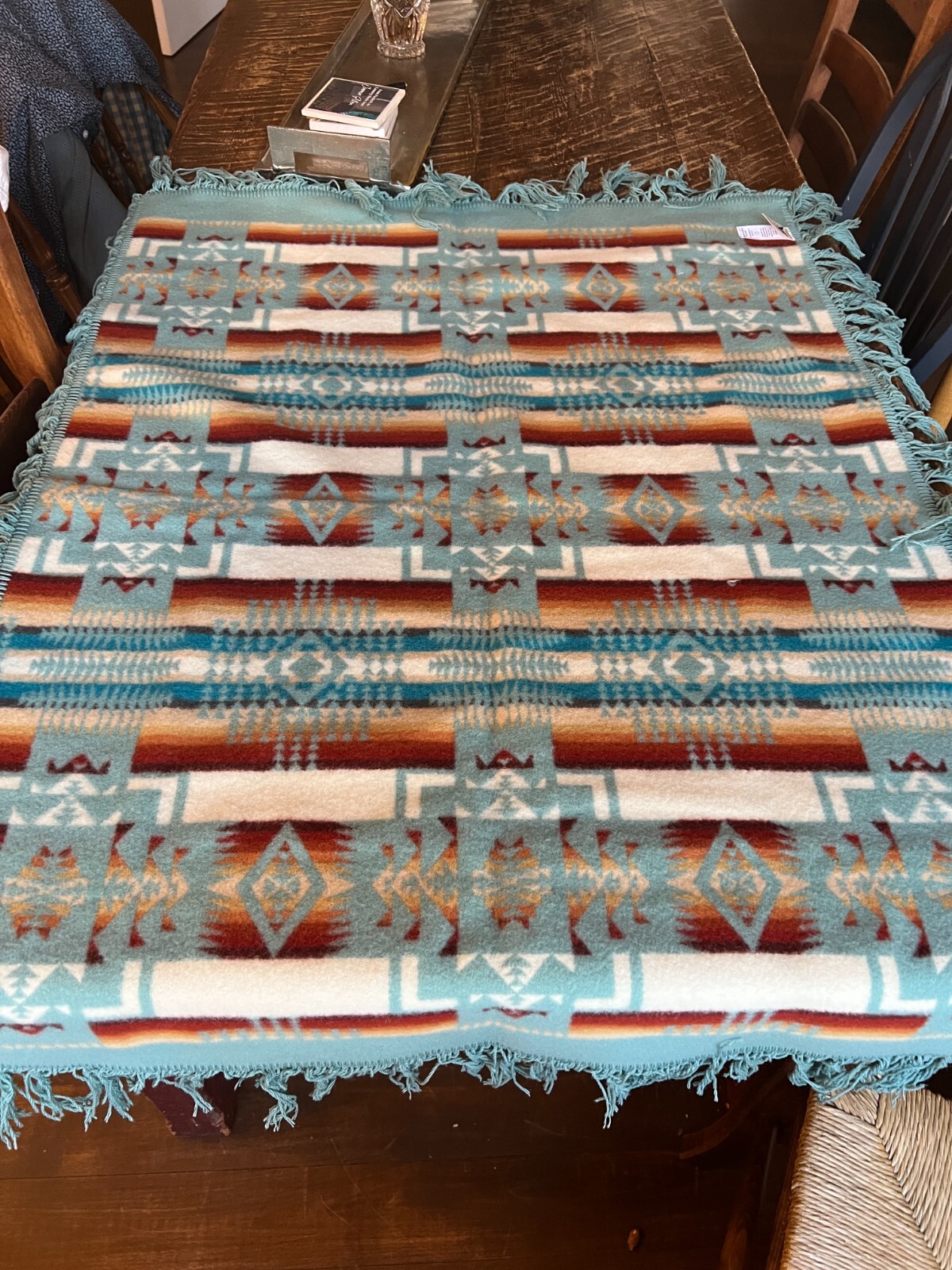 Pendelton Wool baby collection blanket 32in x 44in arrowhead pattern