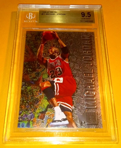 1996-97 Fleer Metal #11 Michael Jordan - BGS 9.5 Gem Mint - Chicago Bulls
