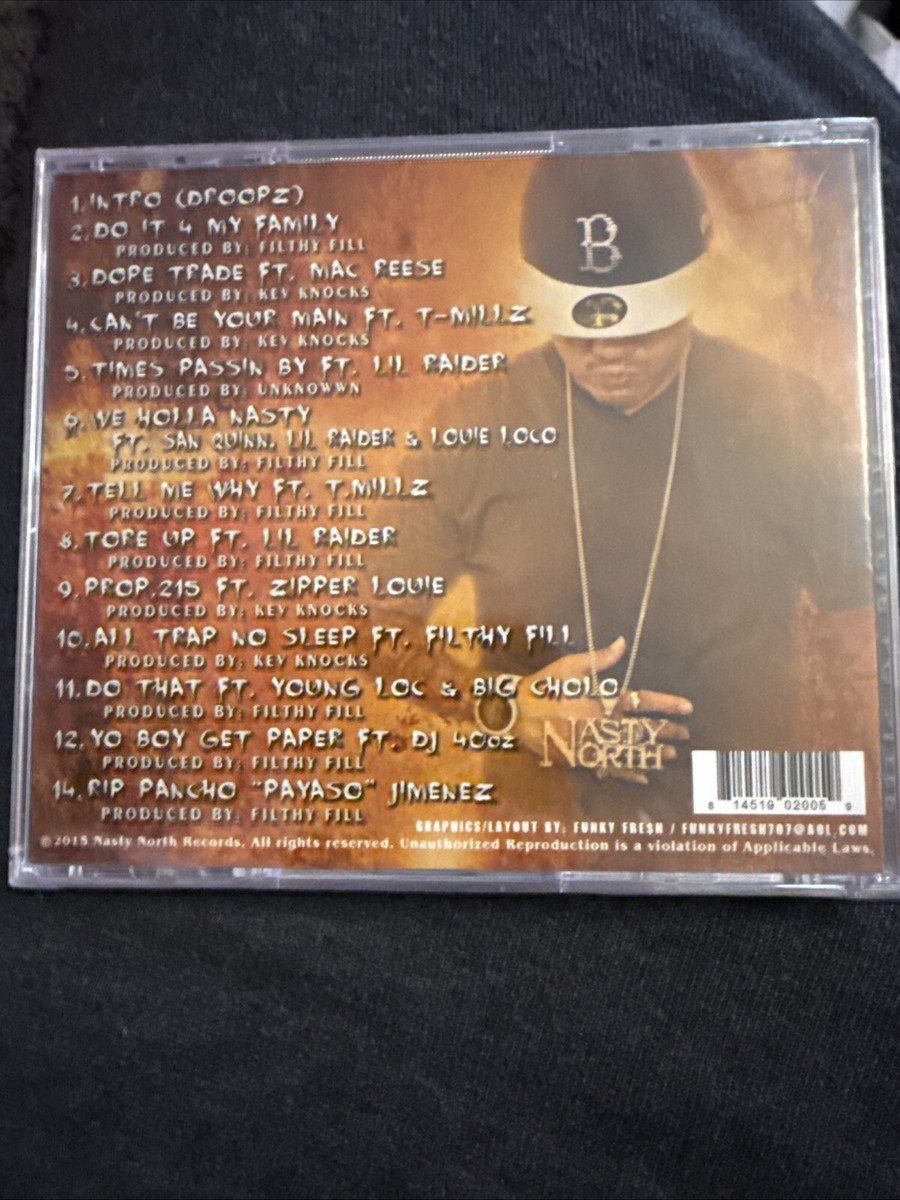Ono Loco All Trap No Sleep Norteno Rap Cd G Funk Rare Lil Raider